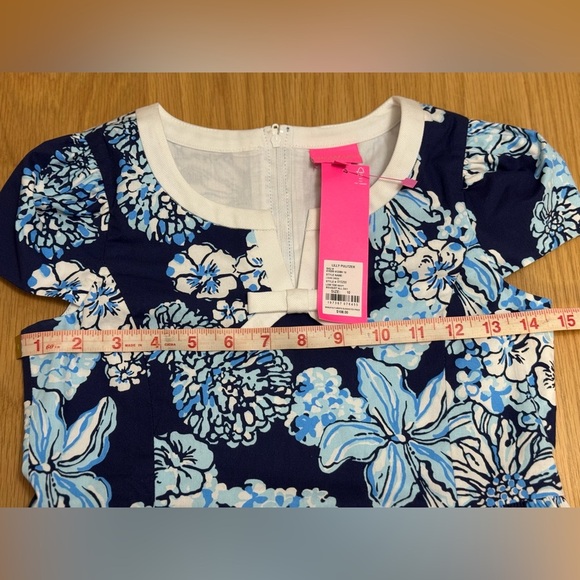 Lilly Pulitzer Girls’ Louise Dress Size 10 – Low Tide Navy Bouquet All Day – NWT - Picture 7 of 10